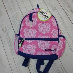 KidKraft Damask Backpack, 11 x 4.5 x 13"/Small